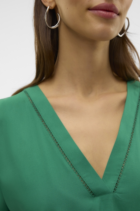 Vero Moda vmbella ss wide top wvn ga